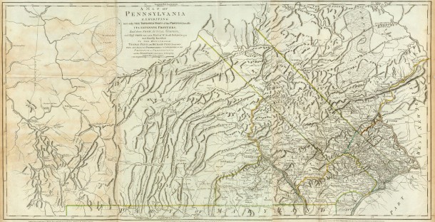 1776 Pennsylvania Map
